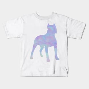 Pastel Rainbow Cane Corso Dogo Pitbull Kids T-Shirt